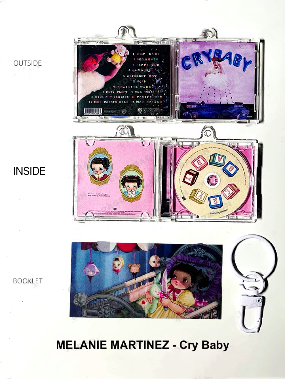 Melanie Martinez Mini Album Keychain – Siliconsphere